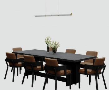 Modern Dining Table And Chairs-ID:397922993