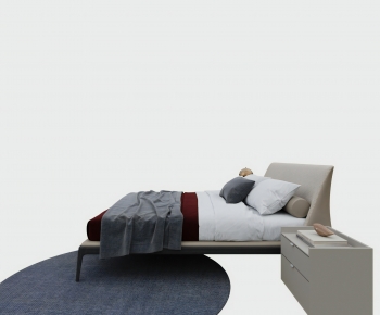 Modern Double Bed-ID:219417106