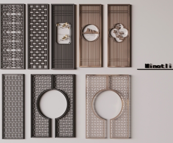 New Chinese Style Wooden Screen Partition-ID:350301984
