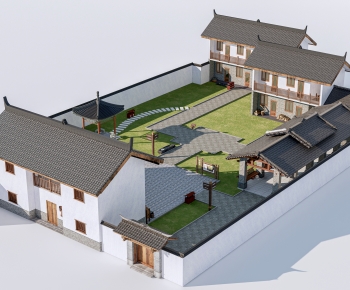 New Chinese Style Residential Building-ID:343172072