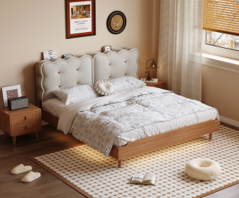 French Style Double Bed-ID:165221938