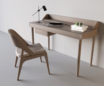 Modern Computer Desk And Chair-ID:425333986