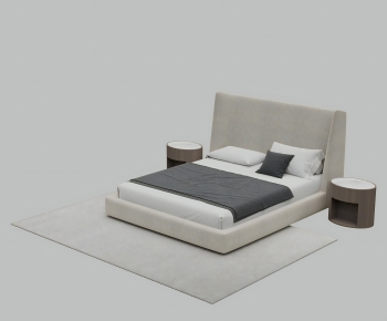 Modern Double Bed-ID:781110059