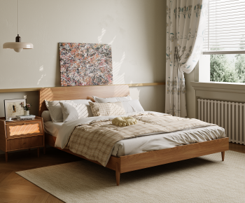 Modern Double Bed-ID:510639919