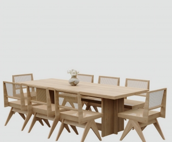 Modern Dining Table And Chairs-ID:347208029
