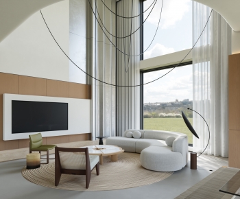 Modern A Living Room-ID:909979371