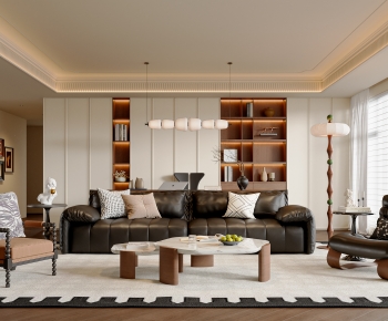 French Style A Living Room-ID:690871008