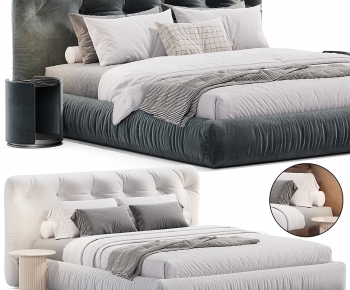 Modern Double Bed-ID:795322902