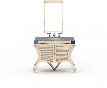 European Style Bathroom Cabinet-ID:649135112