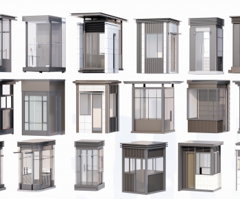 Modern Security Booth-ID:702299121