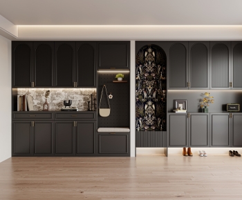 French Style Shoe Cabinet-ID:647742032