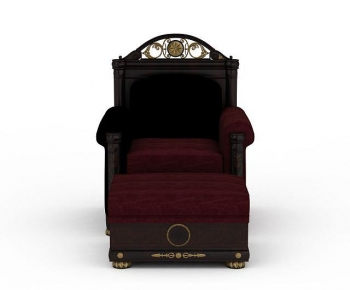 European Style Single Sofa-ID:535943033