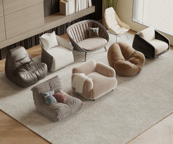 Modern Single Sofa-ID:112359531
