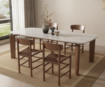 Modern Dining Table And Chairs-ID:927407981