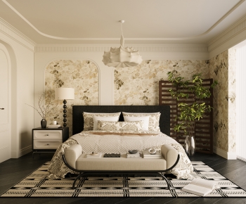 French Style Bedroom-ID:899600984