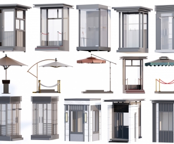 Modern Security Booth-ID:618741048