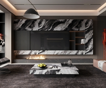 Modern A Living Room-ID:949780942