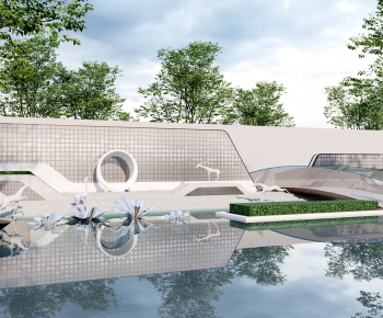 New Chinese Style Landscape Wall-ID:772130557