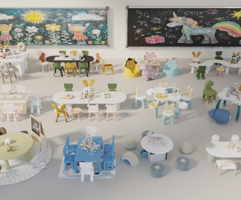 Modern Children's Table/chair-ID:960323106