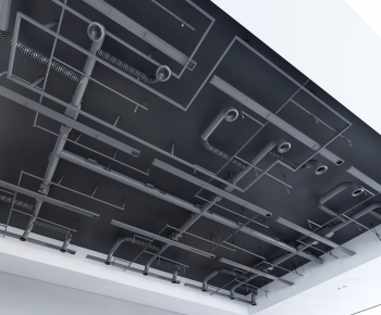 Modern Suspended Ceiling-ID:459532024