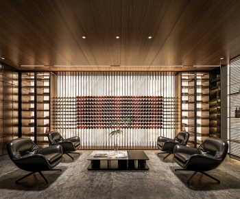 Modern Wine Cellar/Wine Tasting Room-ID:411194093