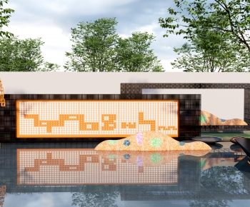 Modern Landscape Wall-ID:526807079