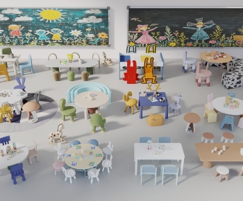Modern Children's Table/chair-ID:628063921