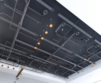 Modern Suspended Ceiling-ID:247497086