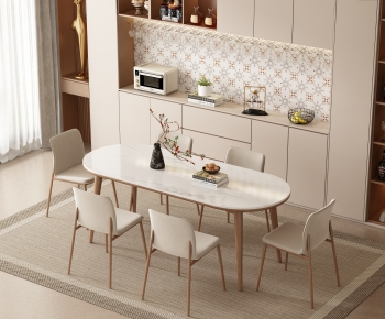 Modern Dining Table And Chairs-ID:949676045