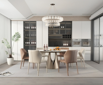 Modern Dining Room-ID:204649021