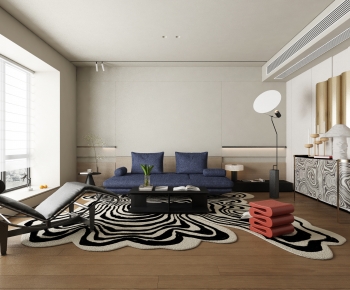 Modern A Living Room-ID:988185881