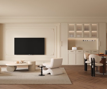 French Style A Living Room-ID:497962004