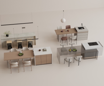 Modern Dining Table And Chairs-ID:893783094