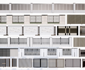 Modern Fence-ID:976361047