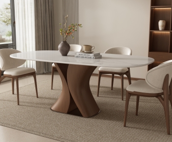 Modern Dining Table And Chairs-ID:376883036