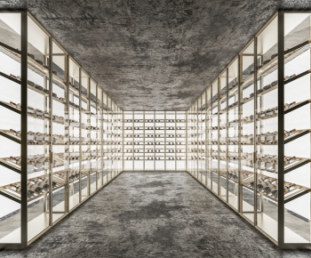 Modern Wine Cellar/Wine Tasting Room-ID:846960538