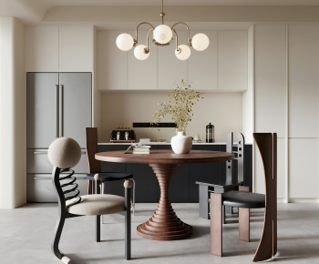 Modern Dining Table And Chairs-ID:161604882