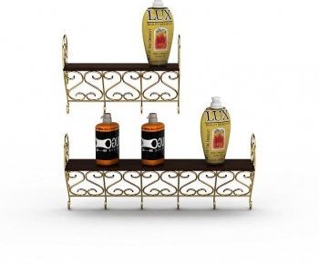 Simple European Style Bathroom Rack-ID:243691926