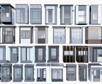 Modern Security Booth-ID:150945901