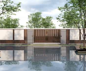 New Chinese Style Landscape Wall-ID:559708125