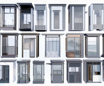 Modern Security Booth-ID:791176085