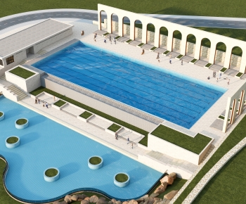 Modern Swimming Pool-ID:634023902