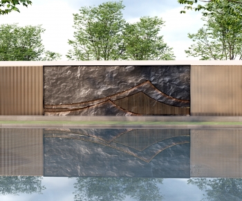 New Chinese Style Landscape Wall-ID:908041008