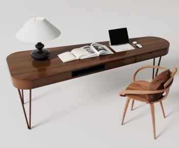 Modern Computer Desk And Chair-ID:688847063