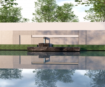 New Chinese Style Landscape Wall-ID:173509178