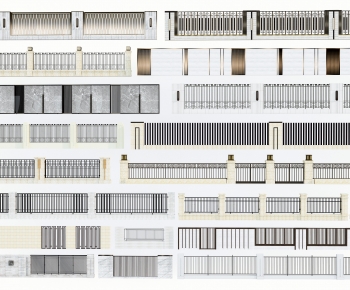Modern Fence-ID:718977936