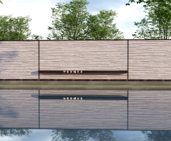 New Chinese Style Landscape Wall-ID:761748084