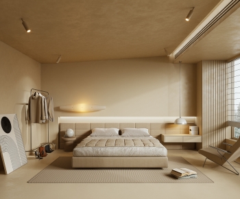 Wabi-sabi Style Bedroom-ID:880401149