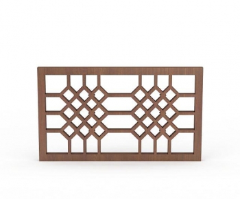 New Chinese Style Wooden Screen Partition-ID:845607042