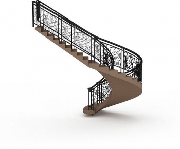 European Style Rotating Staircase-ID:312419895